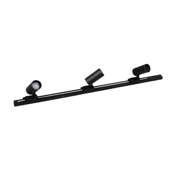 ŠINSKI KUTNI SET 1M+3 REFLEKORA GU10 CRNA
