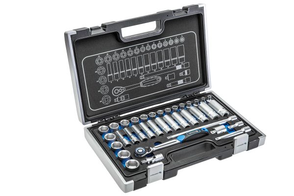 ALAT SET(37) 1/4" 72T S2 STEEL CrV  HT1R465