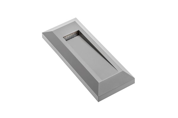 SVJET.ZIDNA NAD.LED 1W 3000K IP65 220-240V SIVA P/V
