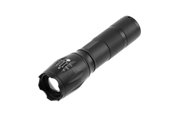 Ručna LED svjetiljka SOS/ZOOM 5W 300Lm 6400K IP44 AC AAA 3x1,5V