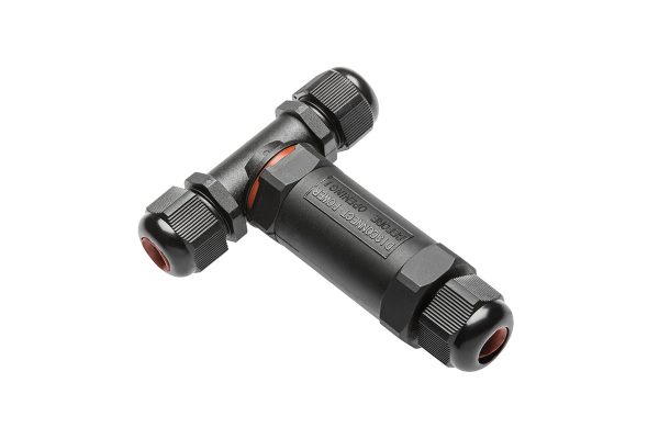 KONEKTOR 3-STRUKI ˝T˝ZA KABELE 3x0,75mm-3x2,5mm IP68