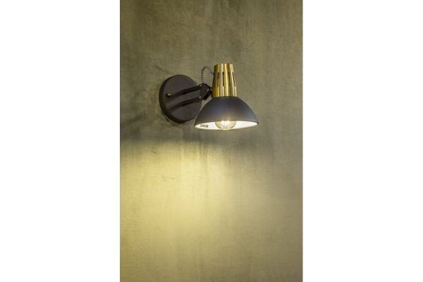 ZIDNA SVJETILJKA ARTEMIA E27 CRNA IP20 - Image 2
