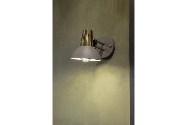 ZIDNA SVJETILJKA ARTEMIA E27 SIVA IP20 - Image 2