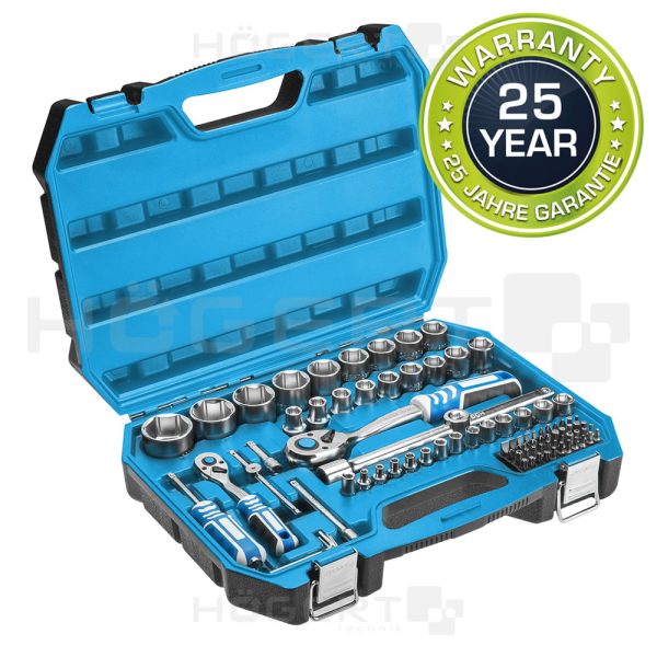ALAT SET(89)1/4˝,1/2˝ 72T CrV STEEL