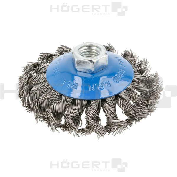 ČETKA ČELIČNA OKRUGLA 0,3mm fi100mm ZA KUTNU BRUSILICU M14
