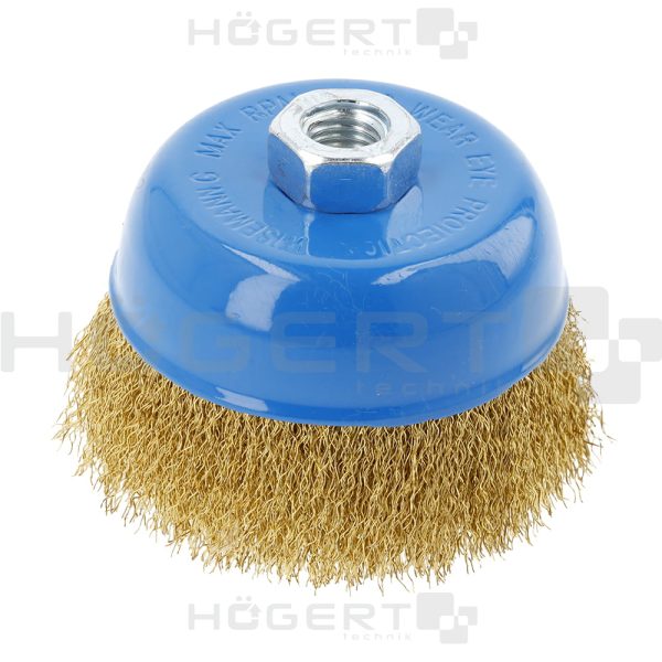 ČETKA MESINGANA LONČASTA 0,3mm fi100mm ZA KUTNU BRUSILICU M14