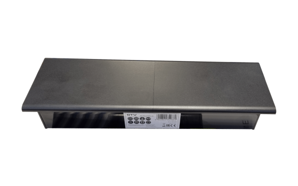 KONZOLA UGRADNA 2xŠUKO USB A+C HDMI RJ45 CRNA PRESTINO - Image 2