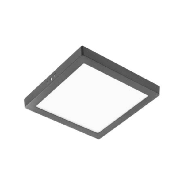 Nadgradni kockasti led panel Matis 19w 4000k CRNI