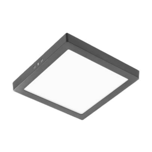 Nadgradni kockasti led panel Matis 24w 4000k CRNI