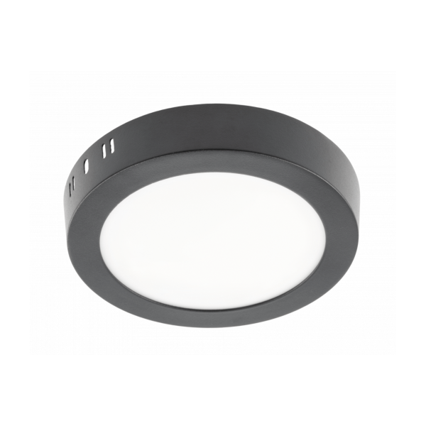 NADGRADNI OKRUGLI LED PANEL ORIS 13w 3000k CRNI