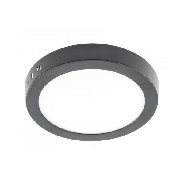 NADGRADNI OKRUGLI LED PANEL ORIS 19w 3000k CRNI