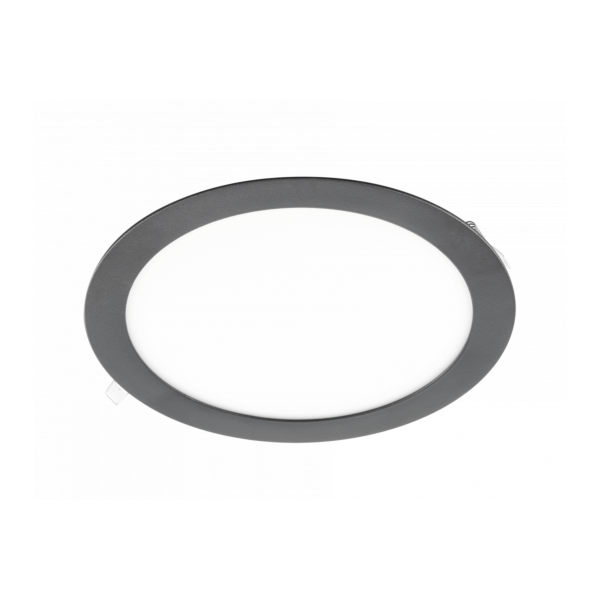 UGRADNI OKRUGLI LED PANEL ORIS 19W CRNI