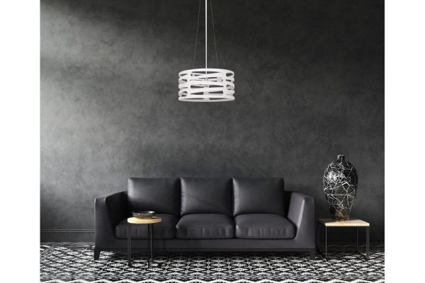 VISEĆA SVJETILJKA MARIS 3xE27 BIJELA IP20 - Image 2