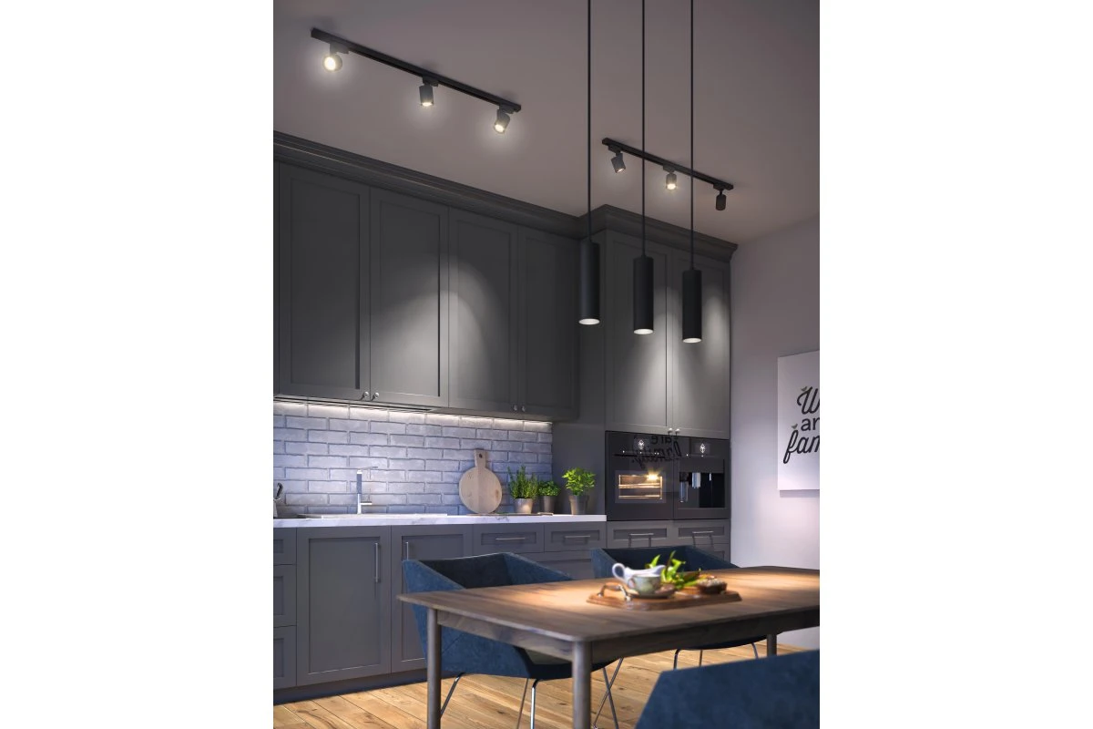 VISEĆA SVJETILJKA TRESOS 3XGU10 CRNA - Slika 3