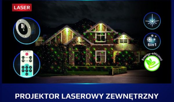 ŚWIĄTECZNY RZUTNIK LASEROWY