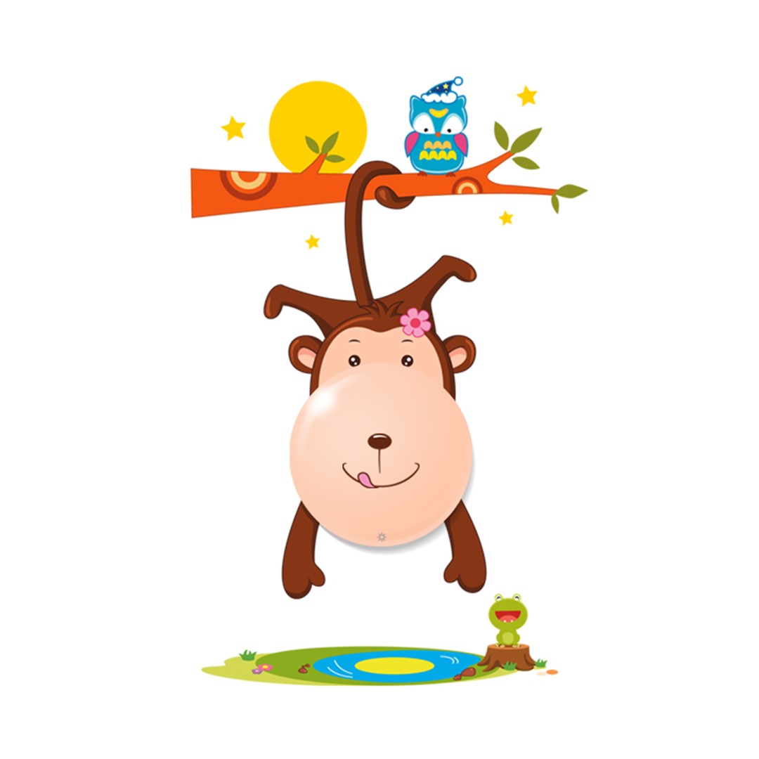 MONKEY DJEČJA LAMPA 0.6W LED