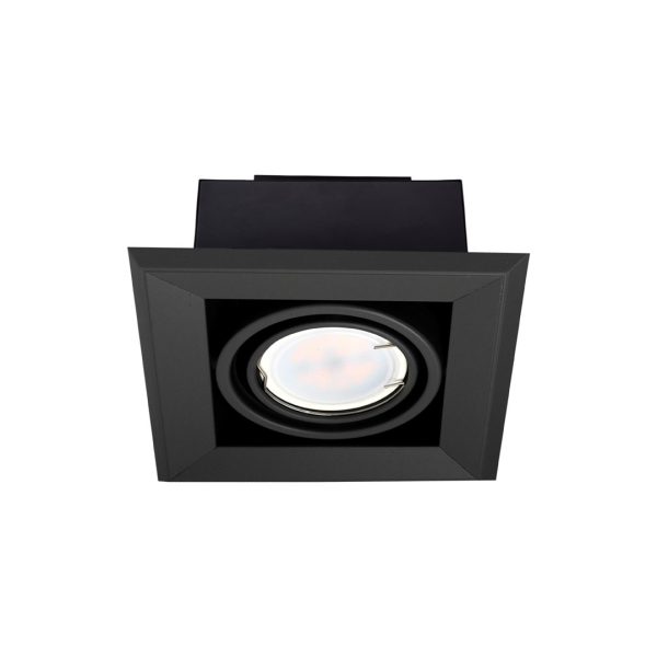 BLOCCO UGRADNJA SVJETILJKA CRNA 1x7W GU10 LED