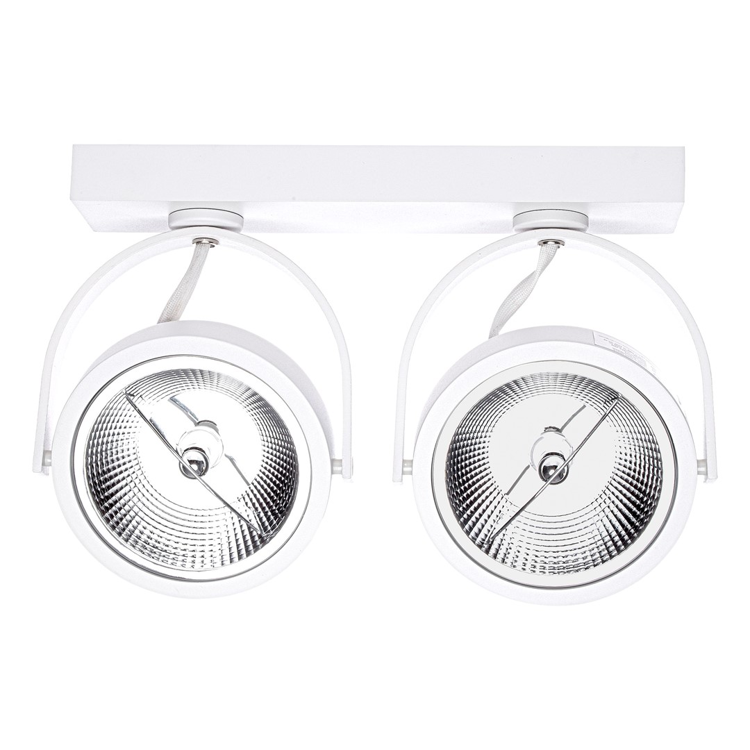 Nadgradna svjetiljka Lugar Bijela 2xAR111 GU10