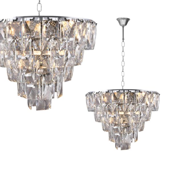 CHELSEA CHROME luster 6xE14