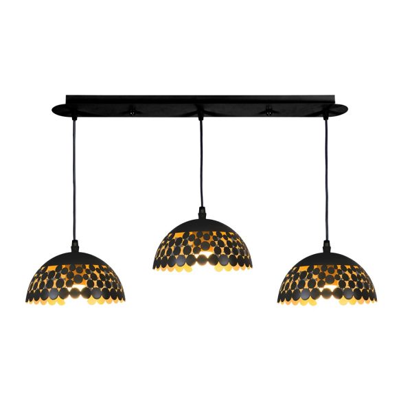 LISA BLACK viseća lampa 3xE27