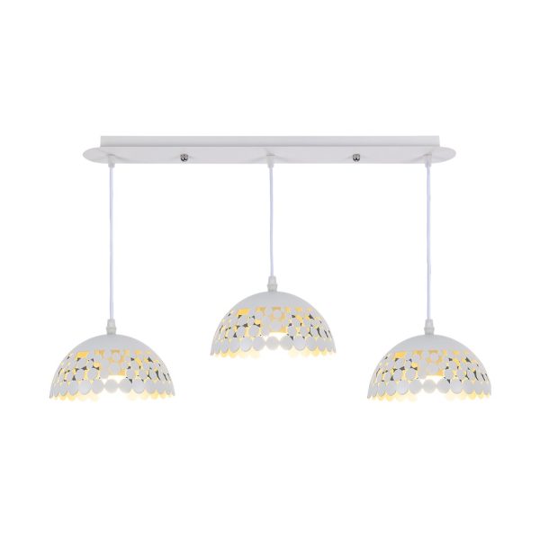 LISA WHITE viseća lampa 3xE27