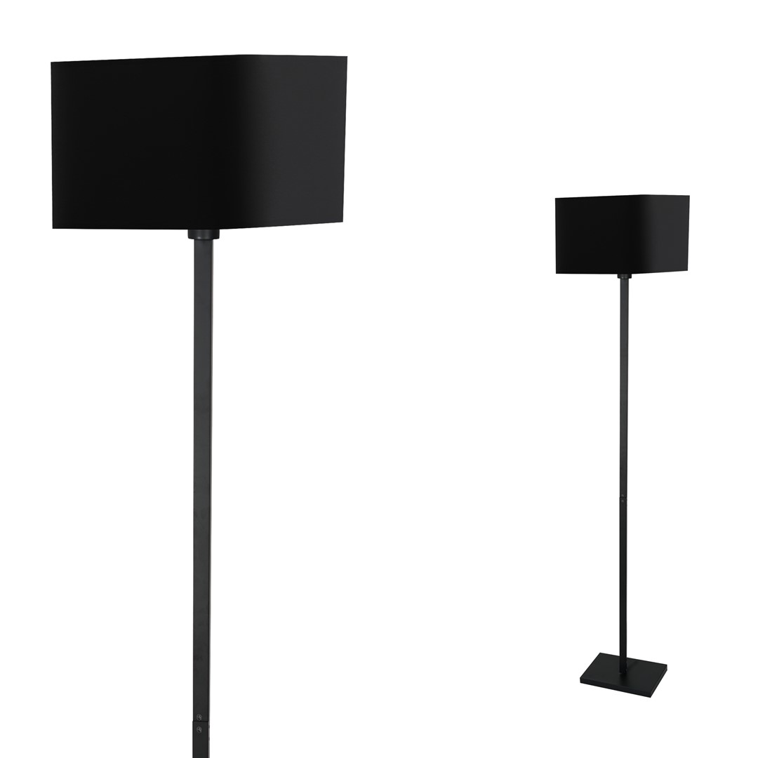 NAPOLI BLACK/GOLD podna lampa 1xE27