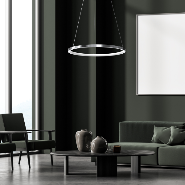 LED viseća svjetiljka ROTONDA KROM 27W - Image 3