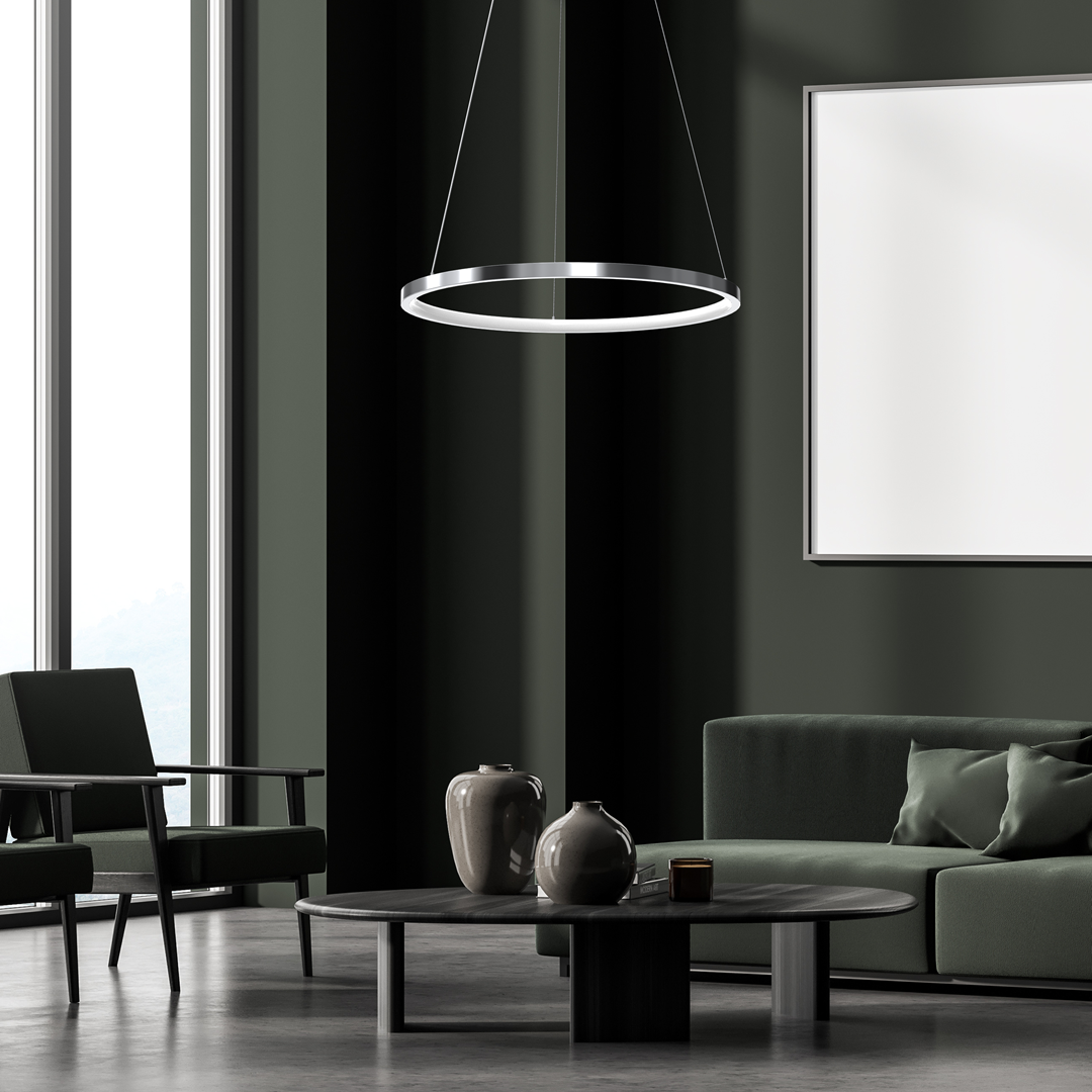 LED viseća svjetiljka ROTONDA KROM 27W - Image 3