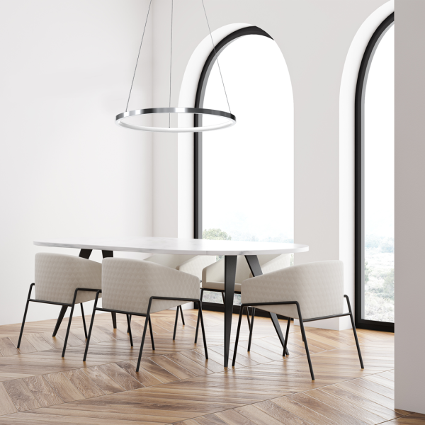 LED viseća svjetiljka ROTONDA KROM 27W - Image 4