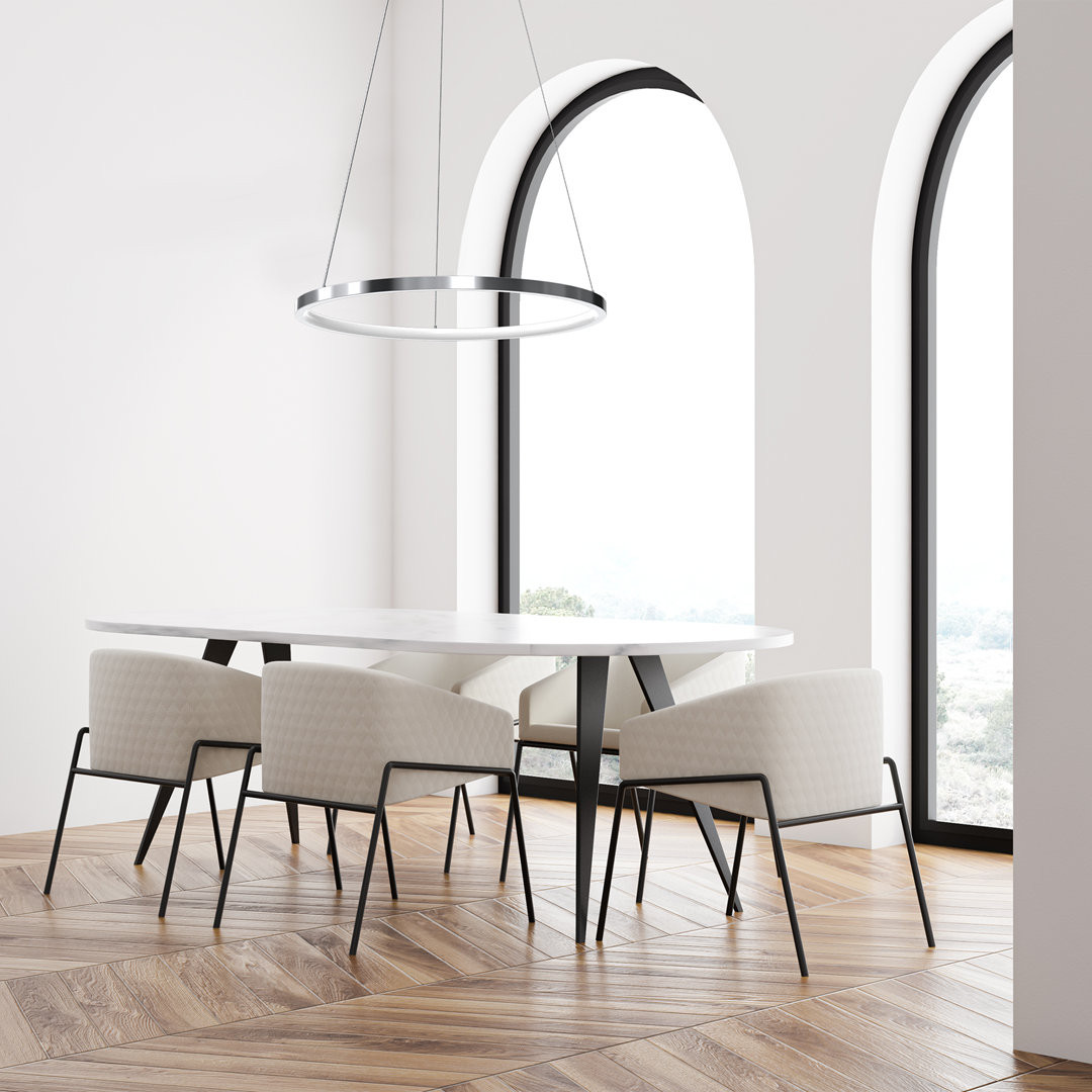 LED viseća svjetiljka ROTONDA KROM 27W - Image 4