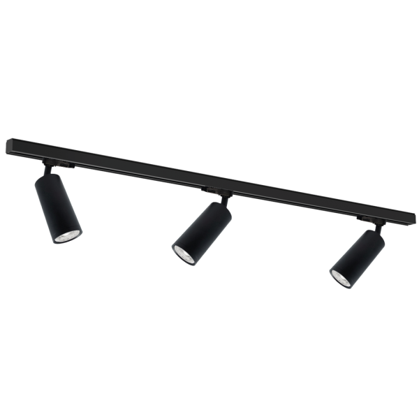 Set sabirnica 3xMica (GU10) + vodilica 1,5m - crna