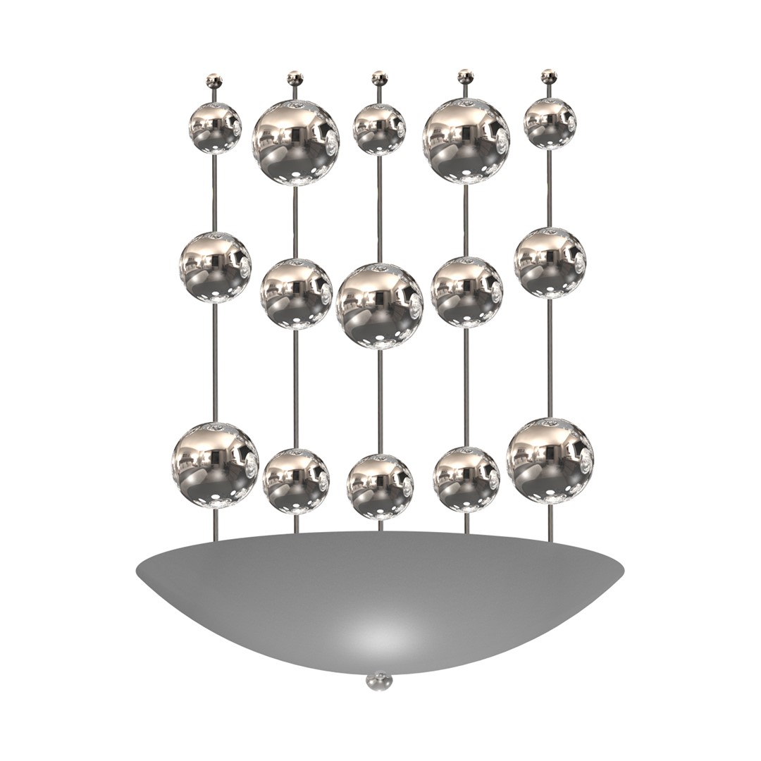 KINKIET PERLA SILVER 10W LED