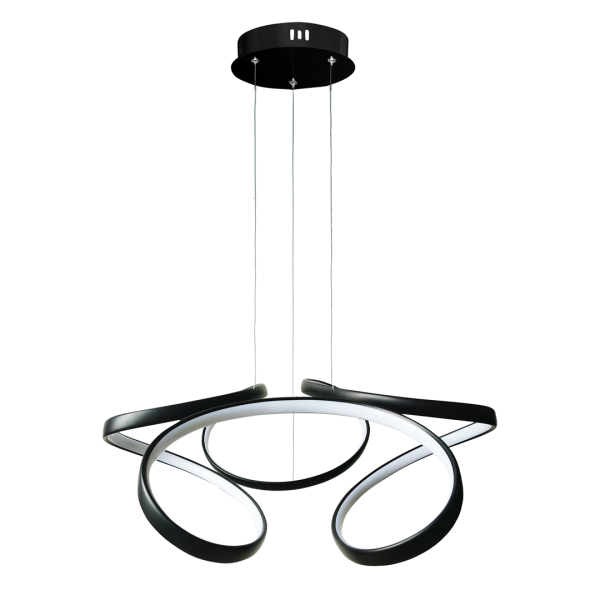VISEĆA LED LAMPA CRAFT BLACK 46W