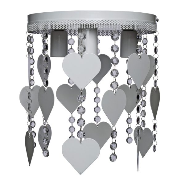 Lampa stropna CORAZON GREY 3xE27