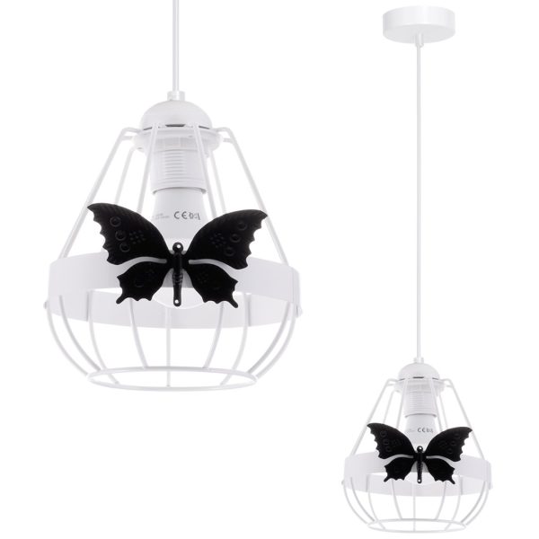 Lampa viseća KAGO WHITE 1xE27