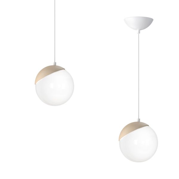 Lampa wisząca SFERA WOOD 1xE14