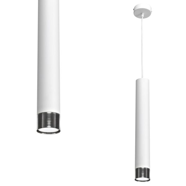 DANI BIJELA/KROM viseća lampa 1xGU10