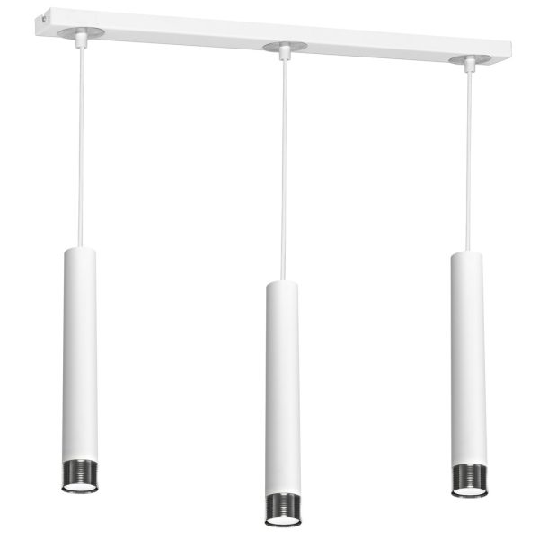 DANI BIJELI/KROM 3xGU10 viseća lampa