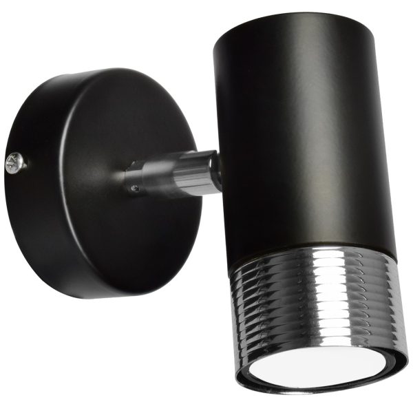 DANI CRNA/KROM zidna lampa 1xGU10