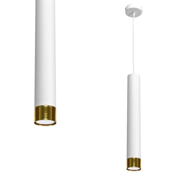 DANI WHITE/GOLD viseća lampa 1xGU10