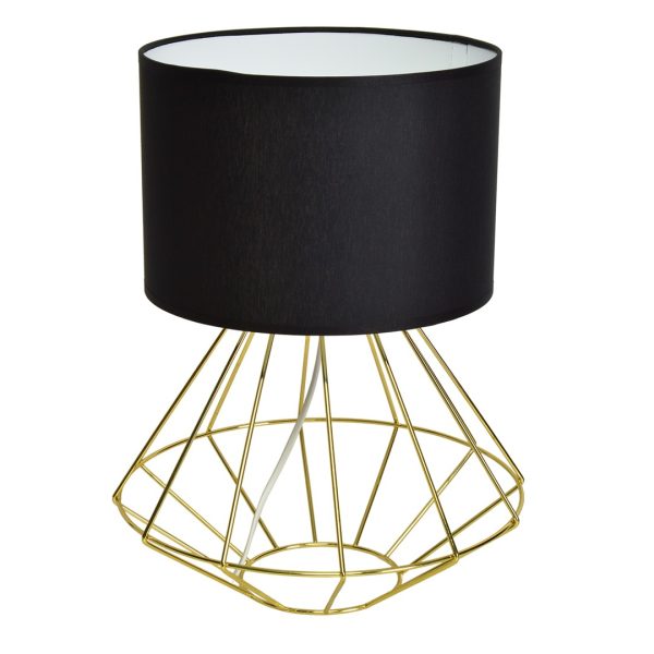 LUPO BLACK/GOLD podna lampa 1xE27
