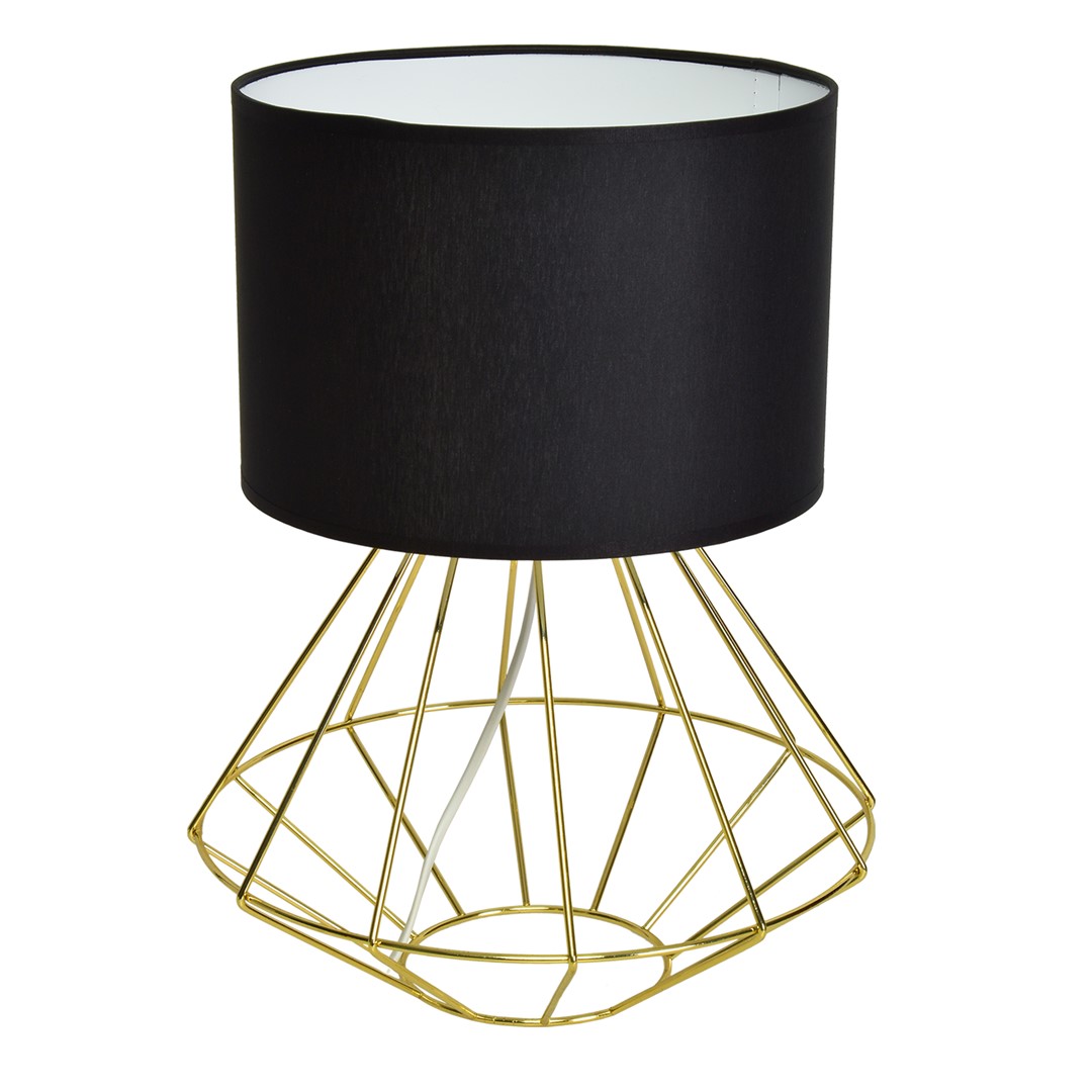 LUPO BLACK/GOLD podna lampa 1xE27