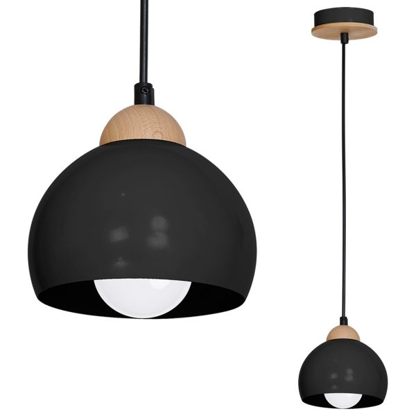 DAMA BLACK viseća lampa 1xE27