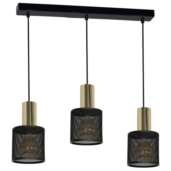 Viseća lampa ARES GOLD 3xE27