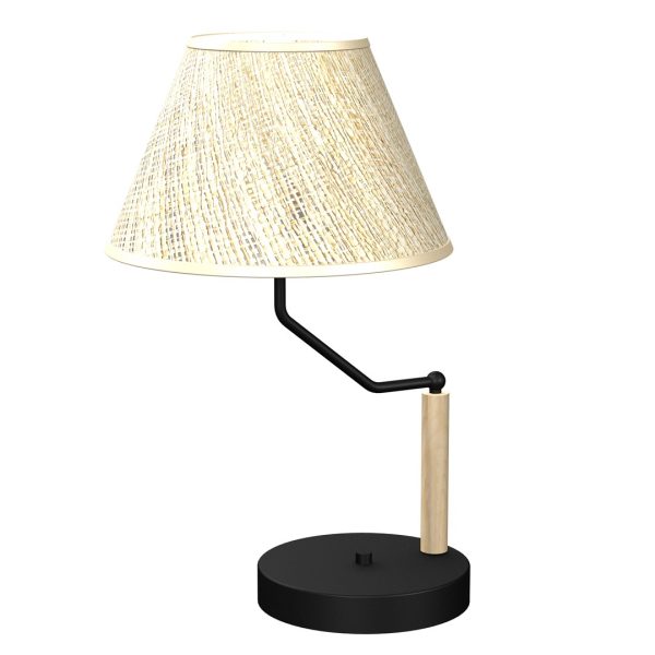 ETNA crna stolna lampa 1xE27