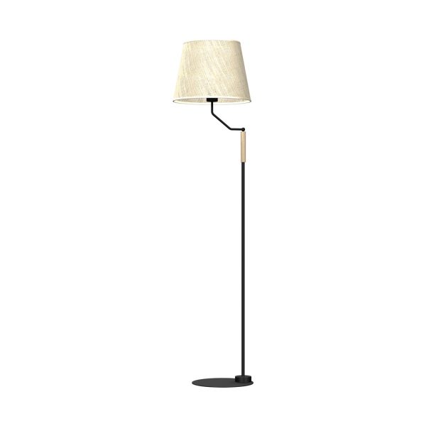 ETNA crna podna lampa 1xE27