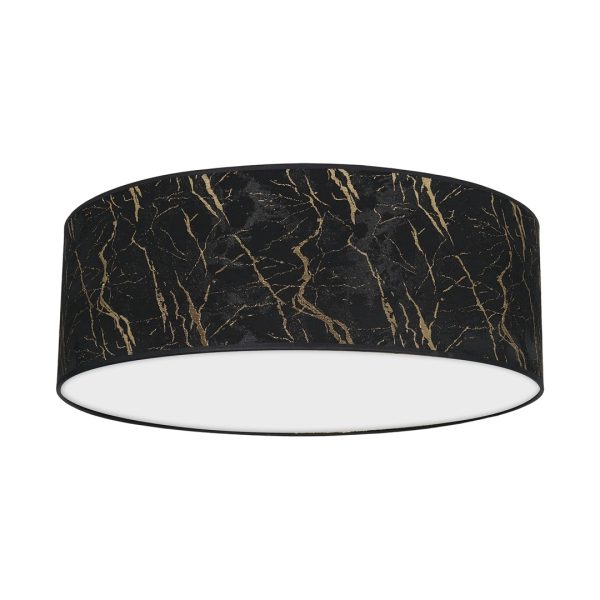 Lampa sufitowa SENSO Black/Gold 3xE27 ?50cm