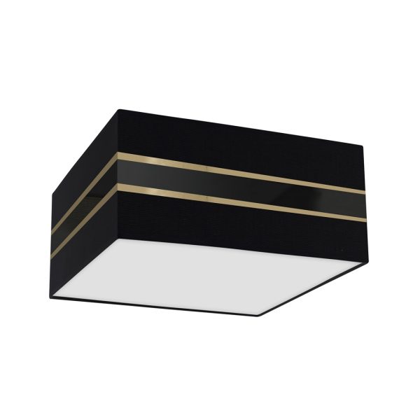 Lampa sufitowa ULTIMO BLACK 3xE27 50cm