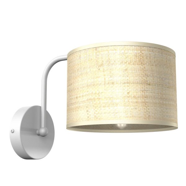 MARSHALL WHITE / RATAN zidna lampa 1xE27