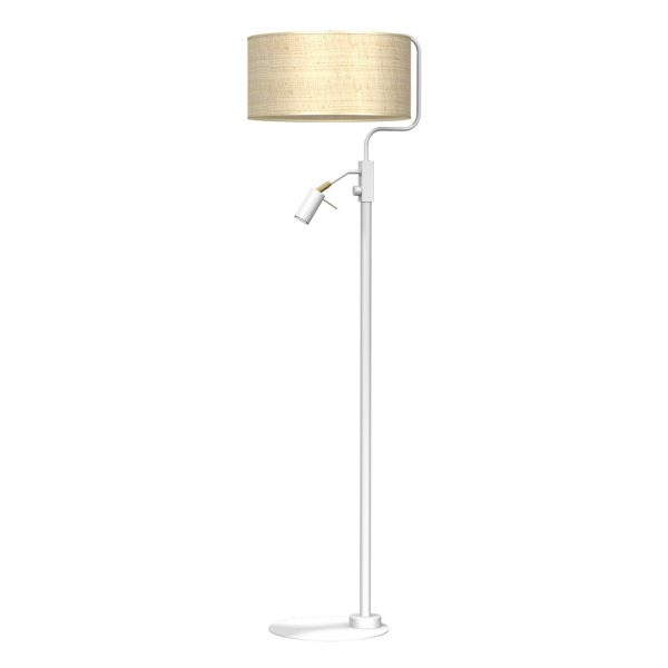 MARSHALL WHITE / RATAN podna lampa 1xE27